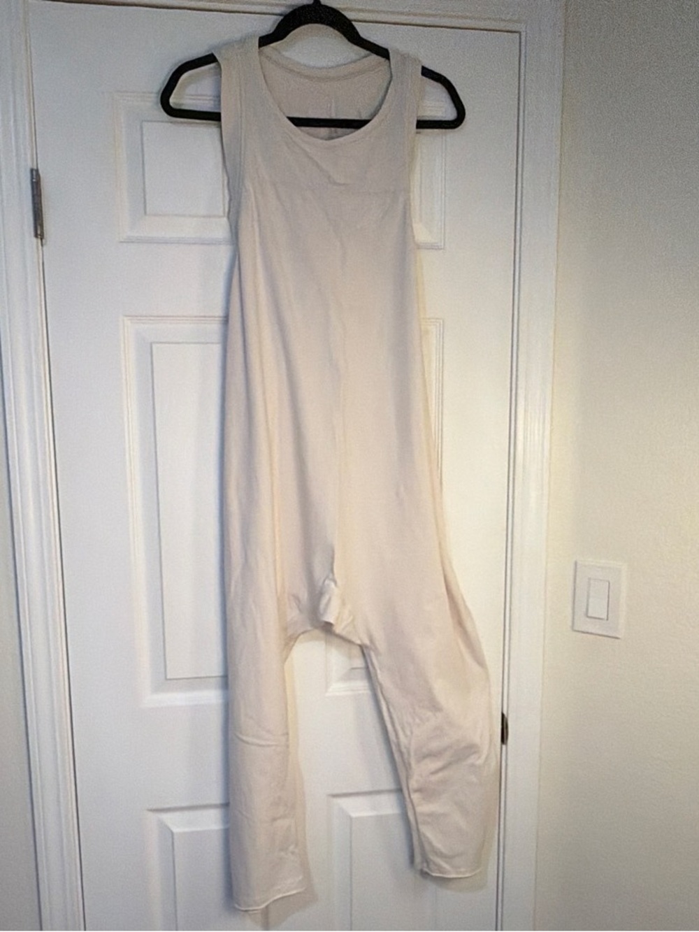 Free People Cream/ Off White Twisted Hot Shot Romper
